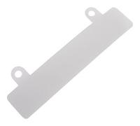 SPRINTIS Schenk GmbH & Co. KG 1000 Unità - Fastener per archiviazione trasparente con 2 occhielli, senza scanalatura, PVC rigido