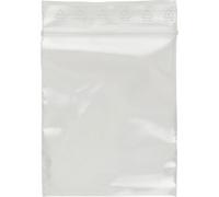 SPRINTIS Schenk GmbH & Co. KG 1000 Unità - Sacchetti con chiusura ZIP, plastica PE 100 x 100 mm 50 µm, trasparente