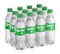 Sprite - 12 Bottiglie da 450 ml, Gusto Lemon-lime, A Basso Contenuto di Zuccheri, Bottiglia PET 100% Riciclabile, Gusto Naturalmente Rinfrescante, Bevanda Analcolica Frizzante