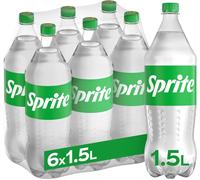 Sprite - 6 Bottiglie da 1.5 L, Gusto Lemon-lime, A Basso Contenuto di Zuccheri