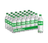 Sprite - Bevanda Analcolica Frizzante, Gusto Lemon-Lime, Naturalmente Rinfrescante, Bottiglia PET 100% Riciclabile - Confezione da 24 Bottiglie da 660ml