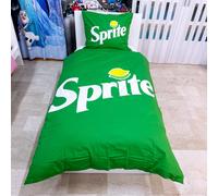 Sprite Set 2pezzi Letto Singolo Copripiumino Federa Cotone Reversibile 140x200cm