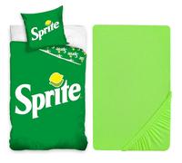 Sprite Set 3pezzi Letto Singolo Copripiumino 140-200cm,Federa,Lenzuola c/angoli