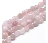 Spritewelry 30 ~ 45 pezzi/filo di quarzo rosa naturale 8-15 mm pietre preziose curative ovali perline sfuse per la creazione di gioielli e braccialetti fai da te foro: 1 mm