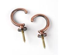 Spritewelry 4 pezzi Ganci a Vite a C Gancio a C in Metallo Ganci a Vite Sotto Soffitto Ganci per Appendere Portico Bagno Cucina Gancio da Parete