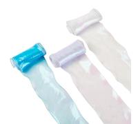 Spritewelry Nastro in organza iridescente, 13,1 m, in chiffon luccicante, per confezioni regalo, bouquet, matrimonio, Natale, casa, feste, decorazione, 100 mm, 3 colori