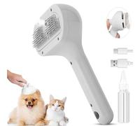 Spritz Comb Spazzola a vapore per cani e gatti, con spray, rimuove peli statici e volanti