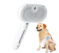 Spritz Defer Comb, USB ricaricabile Steaming, 4,53 x 2,76 in 35 ml Water Tank, Pet Spray Depilatory Tool, Grooming Tools per interni gatti e cani, rimozione dei capelli