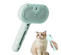 Spritz Defur Kamm - Dampf Katzenbürste Wassertank 35ml, Elektrischer Sprühkamm Edelstahl, Wiederaufladbare Pflegebürste Massaggio | Effektiver Hundehaarentferner Für Katzen Hunde Fell