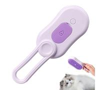 Spritz defur pettine per cani, defur pettine per gatti - Manico rotante multifunzionale Riparato da gatto pieno di vapore,Accessori per la spargimento di cani, pettine da bagno massaggio per depilazio