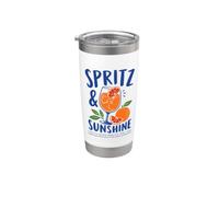 Spritz E Sunshine Italia Arance Rosse Bicchiere termico in acciaio inox doppia parete