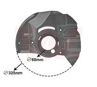 Spritzblech Ankerblech Davanti Destra Per BMW 3er Compact E46