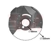 Spritzblech Ankerblech Davanti Sinistra Adatto Per BMW 3er Compact E46