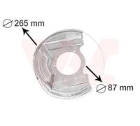Spritzblech Ankerblech Davanti Sinistra Destra Adatto Per Opel Corsa A CC 93