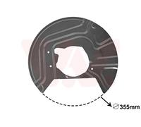 Spritzblech Disco Freno Ankerblech Anteriore Sinistro Adatto Per BMW X3 E83