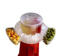 Sprizzer - Set Aperitivo 2 Box Trasparenti per Snack e Alimenti, da Agganciare al Serbatoio Machine per lo Spritz, Vaschette per Aperitivo Stabili e Facili da Montare e Rimuovere