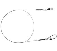 Spro Matt Black Leader 1 X 1 Titanium - spinnvor Fach da Pesca, Titanio surfcasting per la Pesca a Spinning, per la Pesca, luccio surfcasting