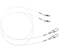 Spro Matt Black Leader Fluoro - 2 terminali da pesca al fluorocarbonio, per la pesca spinning, lenza per la pesca a spinning, lunghezza / diametro / portata: 30 cm / 0,75 mm / 30 kg - 66 lb