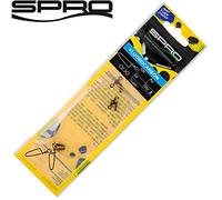 Spro, set Matt Black Leader, composto da due lenze per pesca a spinning, in fluorocarnonio, adatte per luccio, luccioperca, 30cm - 80lbs - 36kg