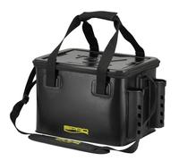 Spro TBX Eva, borsa da pesca, 36,7 x 27 x 26,6 cm, contenitore per accessori da pesca con supporto per canna e pinza, robusto coperchio TBX come tavolo, borsa da pesca