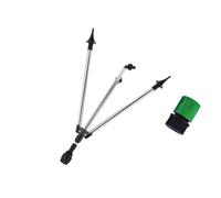 Sprockler Treppiede Inossidabile Giardino Espandibile Con Ugelli Intercambiabili Connettore A Rilascio Rapido 3/4 Pollici Easy Ground Monte Inossidabile Tripode Sprinkler Head