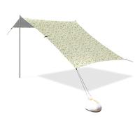 Sprouting Cactus Green Beach Canopy UPF50 Leggero grande portatile Sun Shelter con borsa per il trasporto per cortile, prato, parco