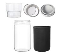 Sprouting Jar Kit - 26oz Wide Mouth Glass Cannister | Seed Germination Set