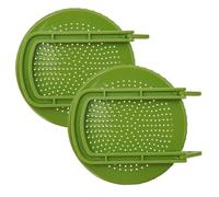 Sprouting Lids - 2-Piece Reusable Sprouting Lids | Sprout Growing Kit Strainer Lidss | Drainage Reusable For Hydroponic Germination Cultivation Home Indoor Balcony Bean Alfalfa Garden Sprout
