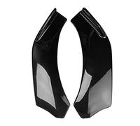 sprtountpao Paraurti anteriore universale per spoiler, deflettore per paraurti anteriore, resistente ai graffi, colore nero lucido