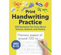 Spruce Books Print Handwriting Practice for Kids 8-12 (Tascabile)