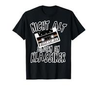Spruch Nicht Alt Klassiker 1965 60er Retro Vintage Cassette Maglietta
