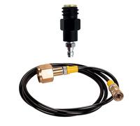 SPRUDELUX® | Tubo ad alta pressione adattatore CO2 per Crystal, Soda Max, Penguin, Play, Cool | Per il collegamento a grandi bottiglie di CO2 | Tubo di CO2 | (Crystal)