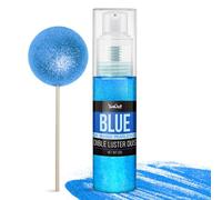 Spruzza Glitter Commestibili, 20g Blu Paillettes per Alimenti Commestibili Decorazioni Torte, Cocktail, Bevande, Spray con Paillettes - Color in Polvere in Polvere, Caramelle, Glassa