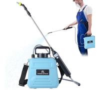 Spruzzatore a batteria da 5 litri per giardino - Spruzzatore da giardino con tracolla regolabile, spruzzatore elettrico da giardino con indicatore della batteria, spruzzatore da giardino, spruzzatore