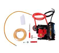 Spruzzatore a benzina 26 cc, ad alta pressione con tubo da 10 m e pistola a spruzzo, spruzzatore a pressione 0,25 MPa per giardino e agricoltura, spruzzatore portatile fino a 10 m, colore: rosso/nero