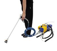 Spruzzatore a colori 1800 W Airless con pistola a spruzzo e nebulizzatore per vernice, 1,8 l al min, spruzzatore elettrico, strumento professionale per pittura da parete, vernici e recinzioni