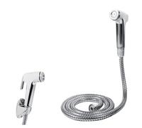 Spruzzatore a mano per bidet, Spruzzatore per WC in Acciaio Inox, Multi-funzionale ABS Bagno doccia a mano Bidet doccia Spruzzatore Set supporto a muro per cura del corpo, pulizia del bagno