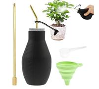Spruzzatore a polvere - 18 x 6,5 cm dispenser da giardino, strumento da campo, spolverino telescopico da 200 ml con spruzzatore agricolo facile da spargere | distribuzione regolare per peperoni piante