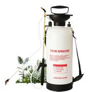 Spruzzatore a pompa da giardino, spruzzatore d'acqua a pressione, 17,09 cm, nebulizzatore manuale, bottiglia spray con ugello regolabile, design portatile multiuso per cortile, piante, irrigazione