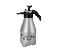 Spruzzatore a pompa, flacone spray fine da 2,5 l, ugello regolabile, grande capacità e a prova di perdite, ideale per prato, lavaggio auto, lavori in cortile, attività all'aperto, grigio
