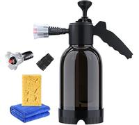 Spruzzatore a pompa per schiuma da 2 litri, spruzzatore a mano con 2 tipi di ugello, atomizzatore a pressione per pistola pneumatica, idropulitrice per lavaggio auto