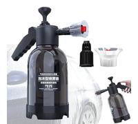 Spruzzatore a pompa, spruzzatore a pompa manuale - Flacone spray a pressione per nebulizzatore schiumogeno 2 L, flacone spray per lavaggio auto con due opzioni di ugelli, spray