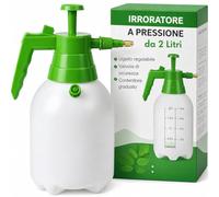 Spruzzatore a Pressione 2 Litri con Ugello Regolabile SENZA PERDITE e Valvola di Sicurezza - Nebulizzatore Manuale per Giardino e Casa in PLASTICA RESISTENTE - con Contenitore Graduato