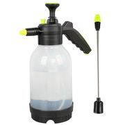 Spruzzatore a pressione 2L Annaffiatoio per esterni Schiuma per auto abbondante Valvola di sicurezza pressurizzata Bottiglie spray per la pulizia dell'auto Lavaggio dei vetri con ugello lungo a colori