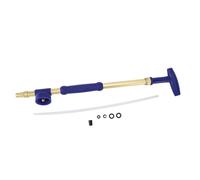 Spruzzatore a pressione manuale in rame e acciaio inossidabile, asta di spruzzo con tubo flessibile, bacchetta per irrigazione delicata per piante e bottiglie da giardino, ugello (Testa singola)