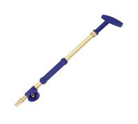 Spruzzatore a pressione manuale, spruzzo d'acqua, asta di irrigazione in acciaio inox, spray con tubo per bottiglia da giardino (testa singola)