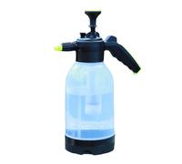 Spruzzatore a pressione portatile, 2 l, trasparente, con pompa manuale, bottiglia spray ad alta capacità, annaffiatoio per piante da giardino in plastica per la cura del prato