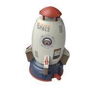 Spruzzatore a razzo spaziale Giocattolo ad acqua spray a forma di razzo