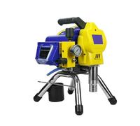 Spruzzatore a stantuffo multifunzionale, arresto automatico quando la pistola è spenta, display digitale della tensione, motore CC, regolazione elettronica della tensione Pittura fai da te