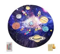 Spruzzatore ad acqua per,Tappetino da gioco a spruzzo tema spaziale della piscina,Spruzzatore di gioco a tema spaziale - per 3 anni e più spiaggia piscina posteriore cortile prato giardino